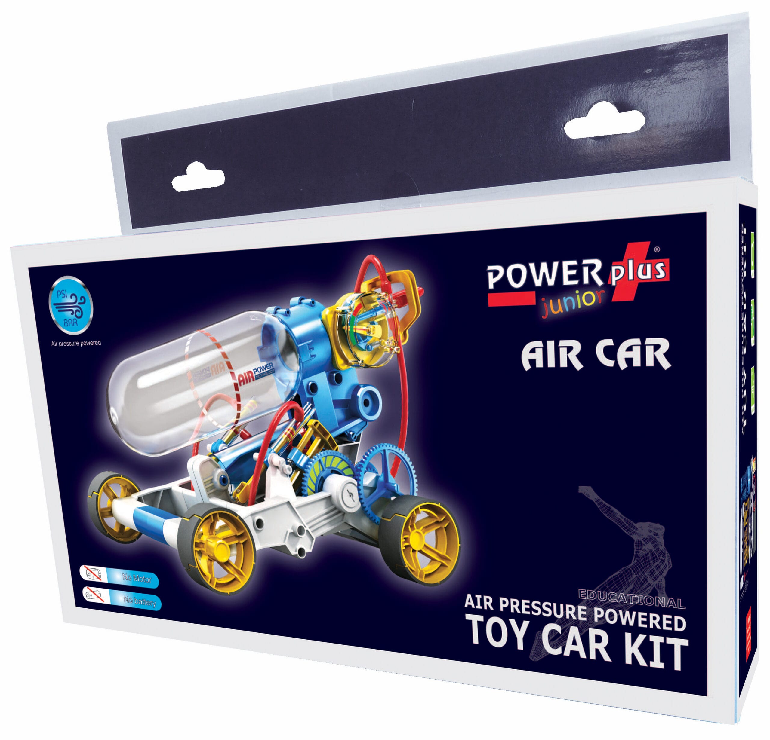 POWERplus Junior Air Car STEM izglītojošā rotaļlieta | Darbināma ar gaisu - Image 7