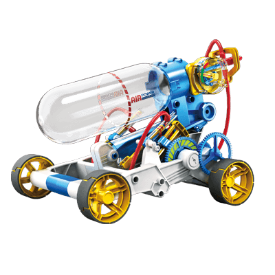 POWERplus Junior Air Car STEM izglītojošā rotaļlieta | Darbināma ar gaisu