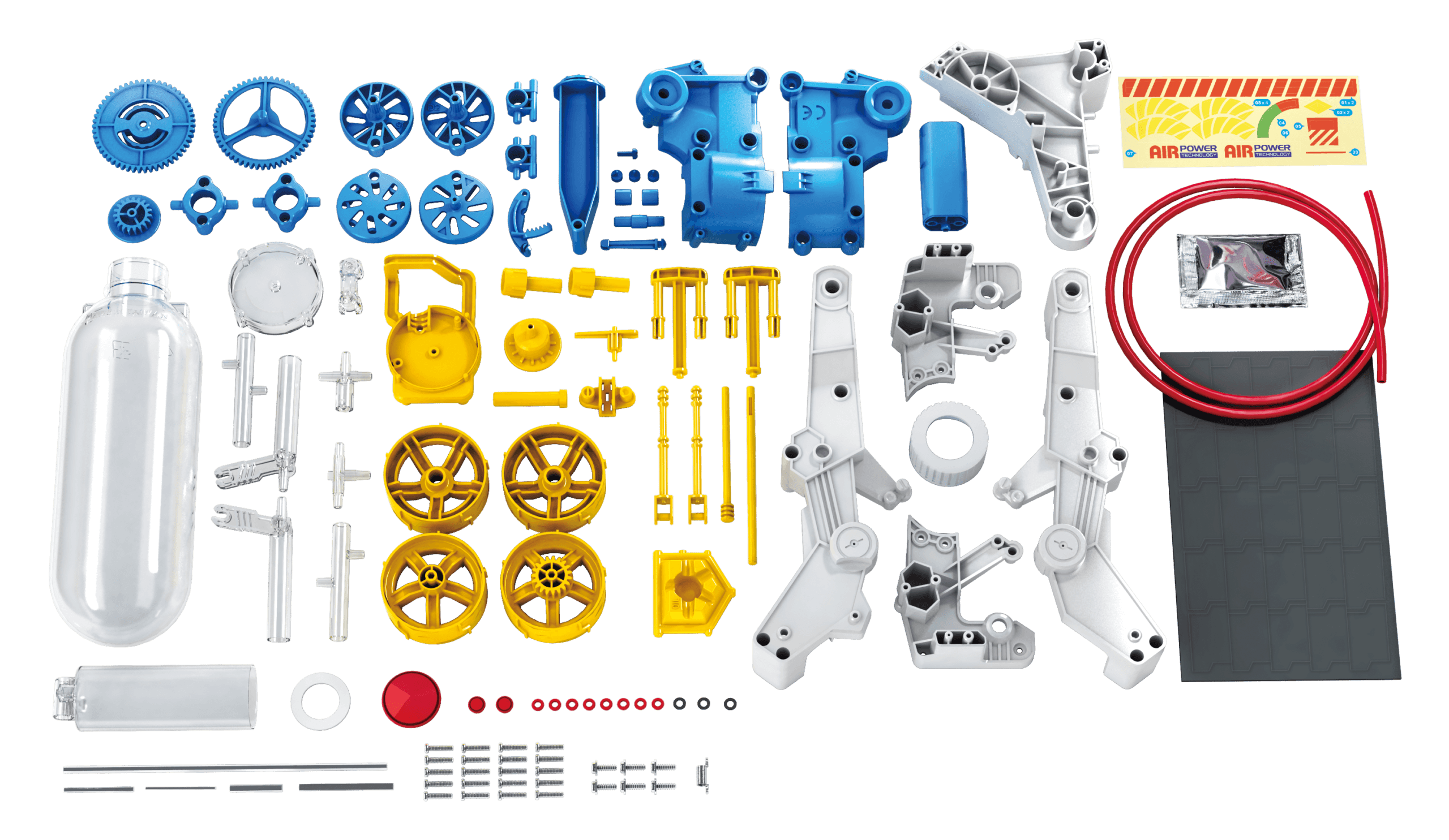 POWERplus Junior Air Car STEM izglītojošā rotaļlieta | Darbināma ar gaisu - Image 3