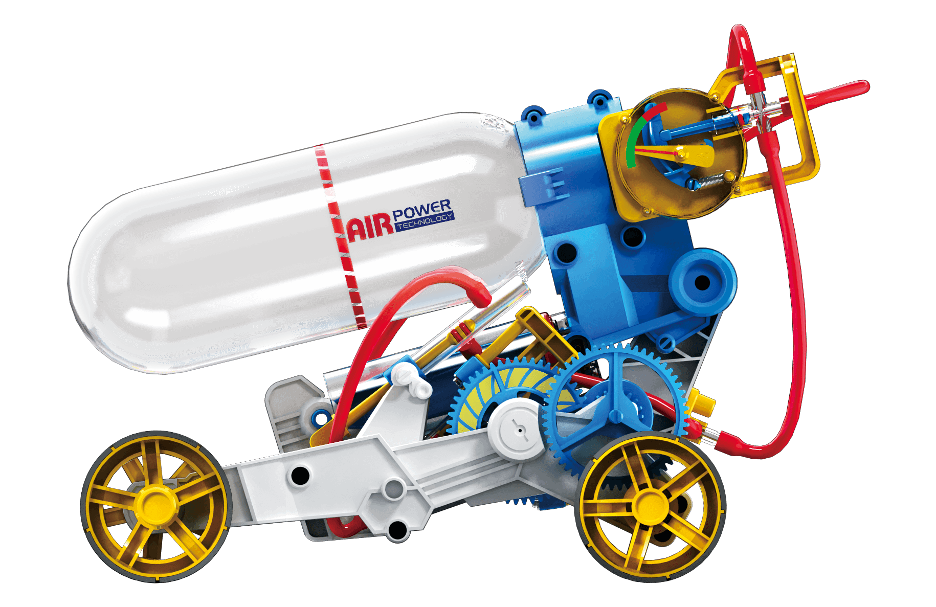 POWERplus Junior Air Car STEM izglītojošā rotaļlieta | Darbināma ar gaisu - Image 5