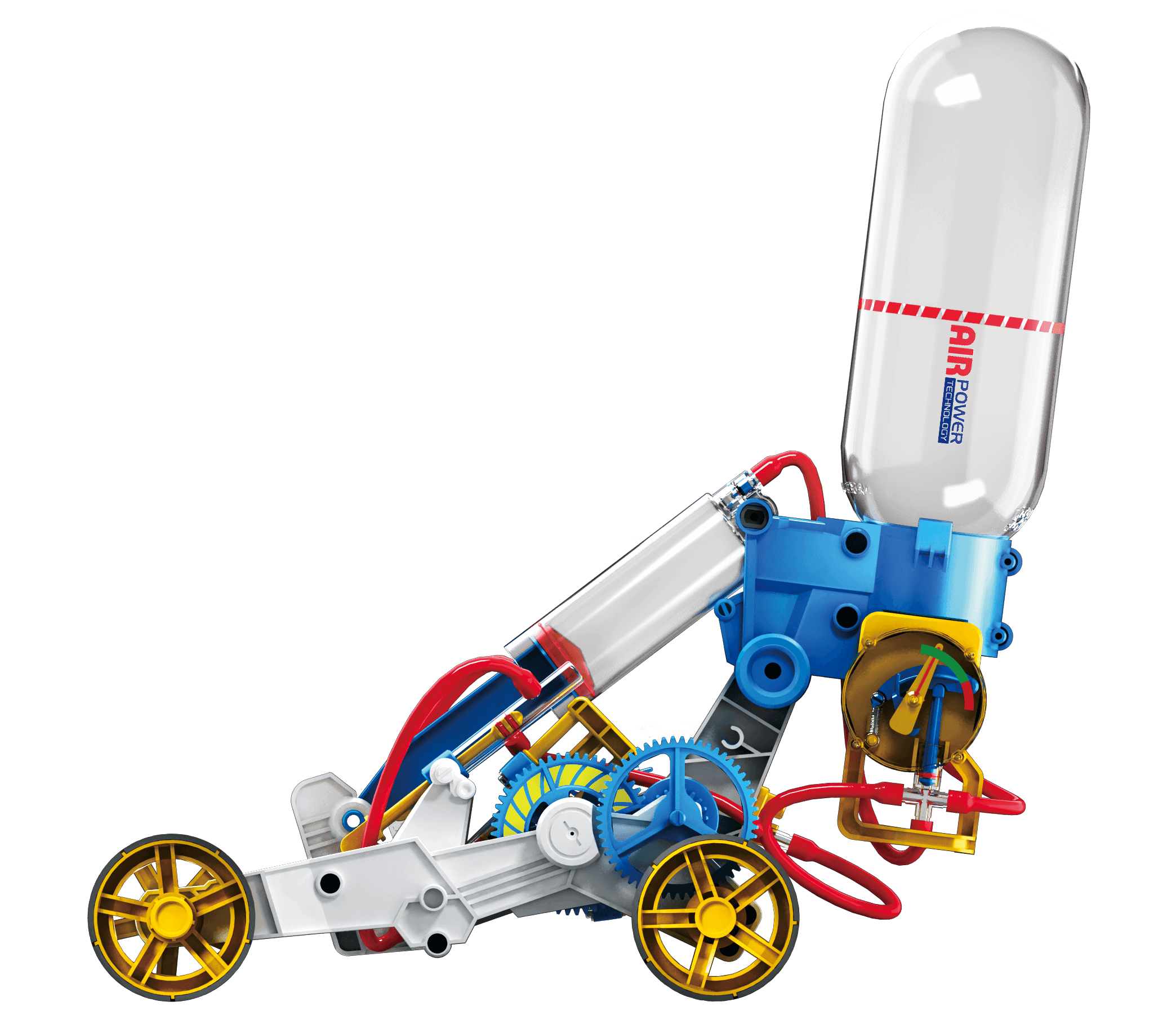 POWERplus Junior Air Car STEM izglītojošā rotaļlieta | Darbināma ar gaisu - Image 6
