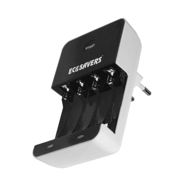 EcoSavers bateriju lādētājs AA/AAA