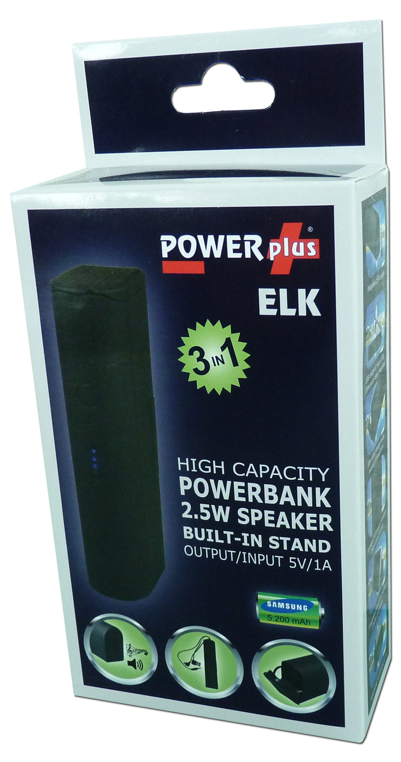 POWERplus Elk powerbank lādētājs un skaļrunis - Image 6