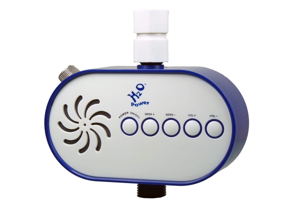 H2O Power ar ūdens enerģiju darbināms FM skenēšanas dušas radio - Image 2