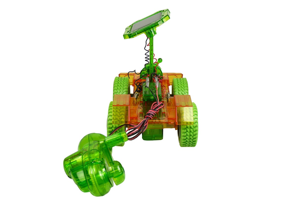 POWERplus Grasshopper Dinamo ar saules bateriju auto STEM izglītojošā rotaļlieta - Image 3