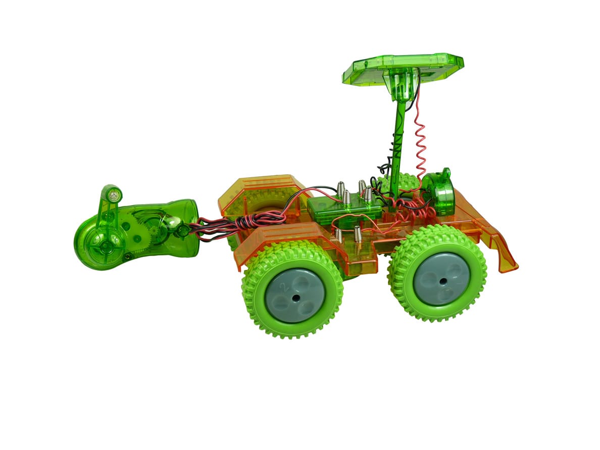 POWERplus Grasshopper Dinamo ar saules bateriju auto STEM izglītojošā rotaļlieta - Image 4