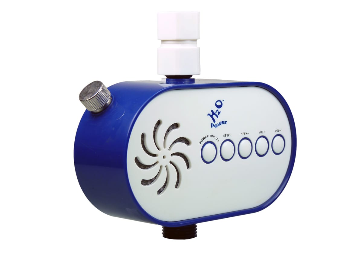 H2O Power ar ūdens enerģiju darbināms FM skenēšanas dušas radio - Image 7