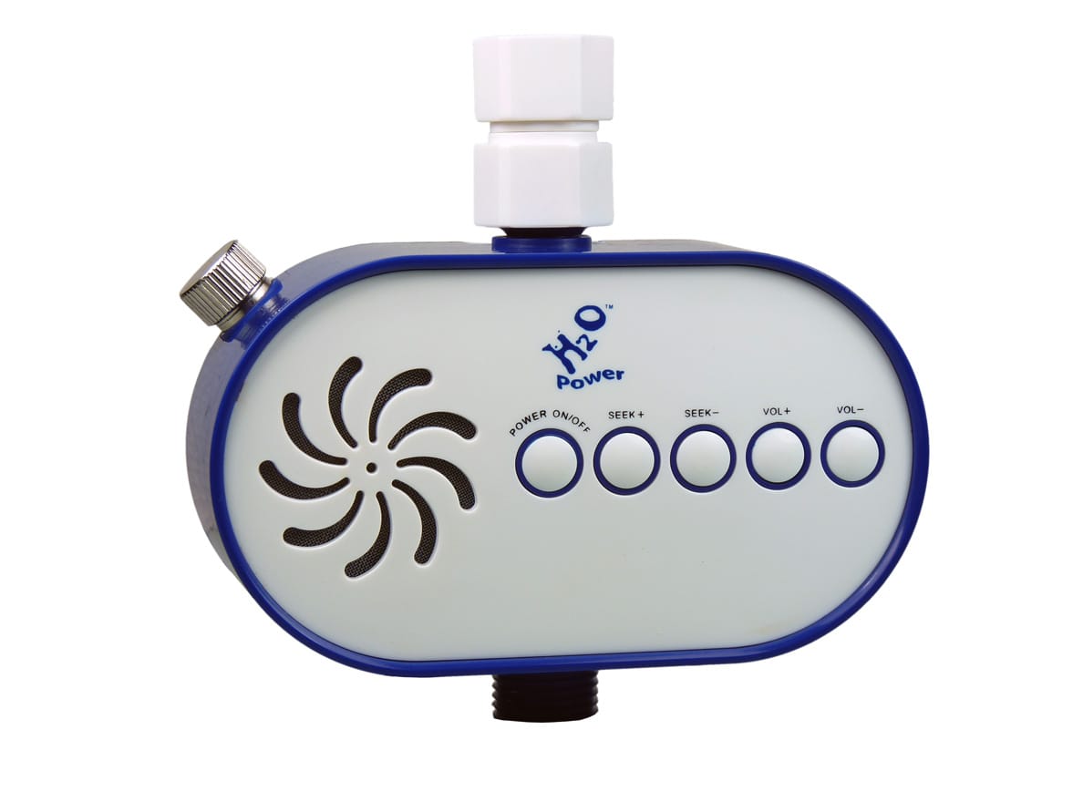 H2O Power ar ūdens enerģiju darbināms FM skenēšanas dušas radio - Image 8