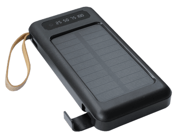 POWERplus Manta ārējais akumulators ar saules bateriju 10 000 mAh ar noņemamiem uzlādes kabeļiem - Image 7