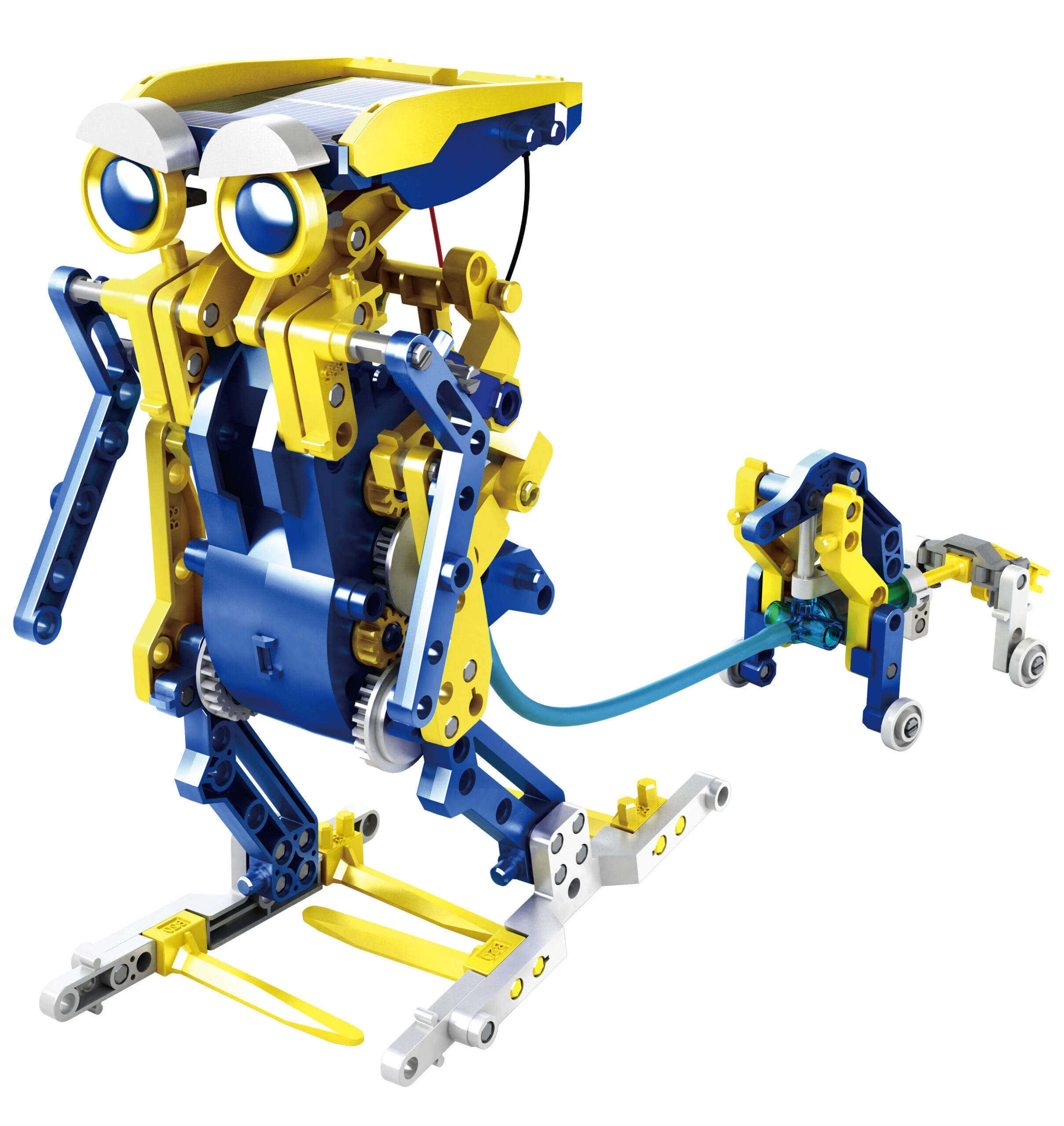 POWERplus Monkey - STEM 12 vienā konstruktora komplekts ar saules bateriju / hidrauliku - Image 7