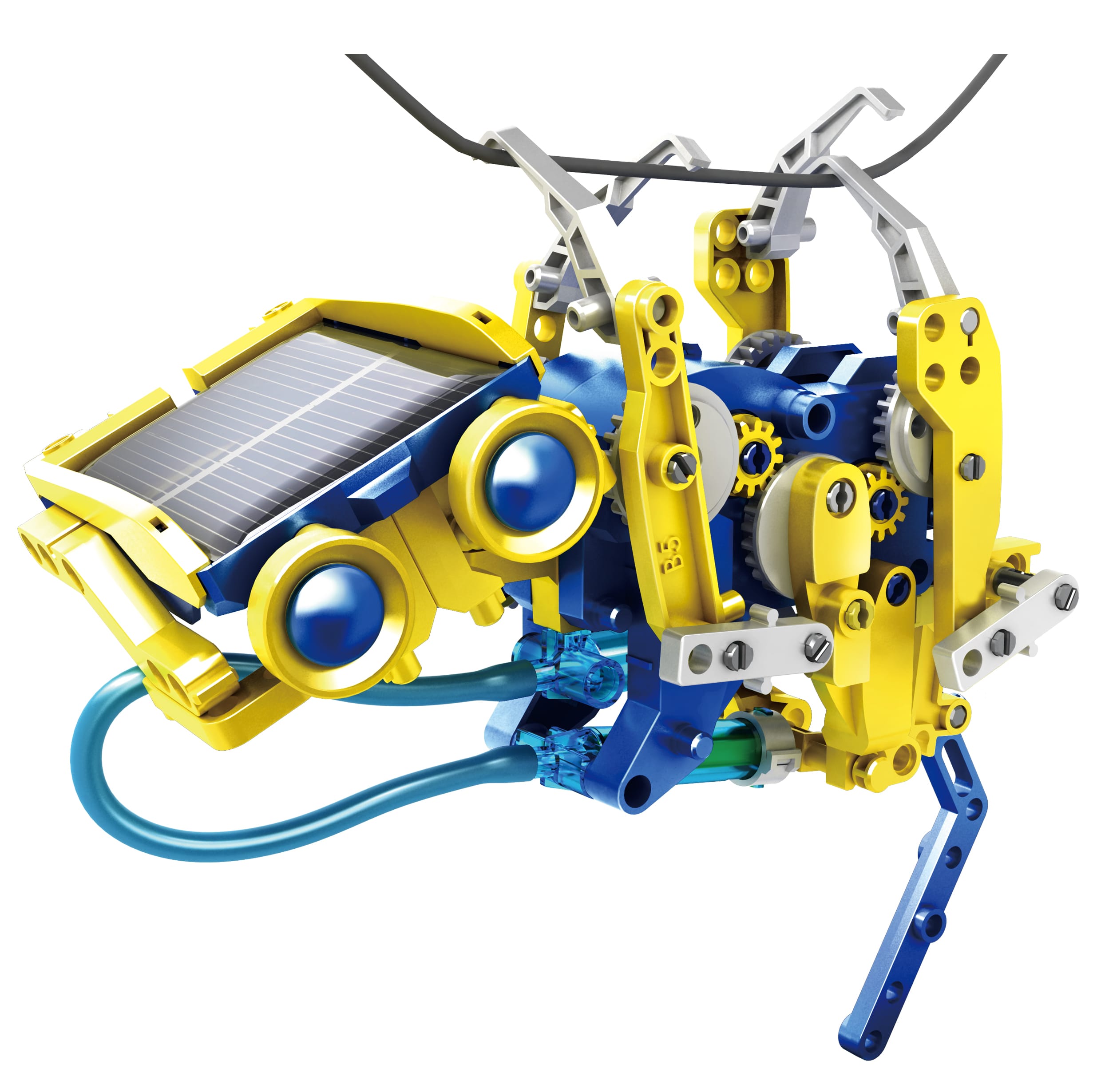 POWERplus Monkey - STEM 12 vienā konstruktora komplekts ar saules bateriju / hidrauliku - Image 8
