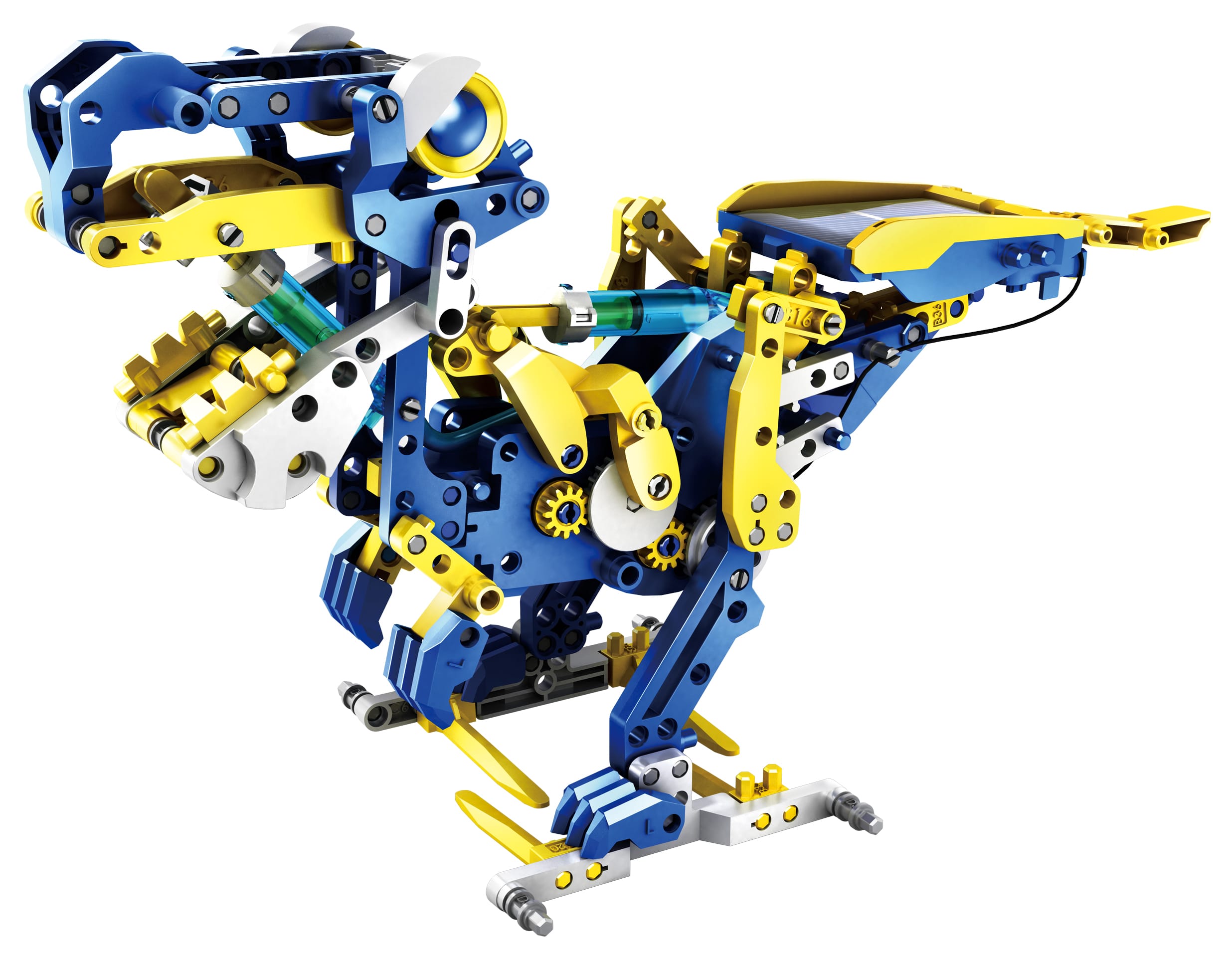 POWERplus Monkey - STEM 12 vienā konstruktora komplekts ar saules bateriju / hidrauliku - Image 13