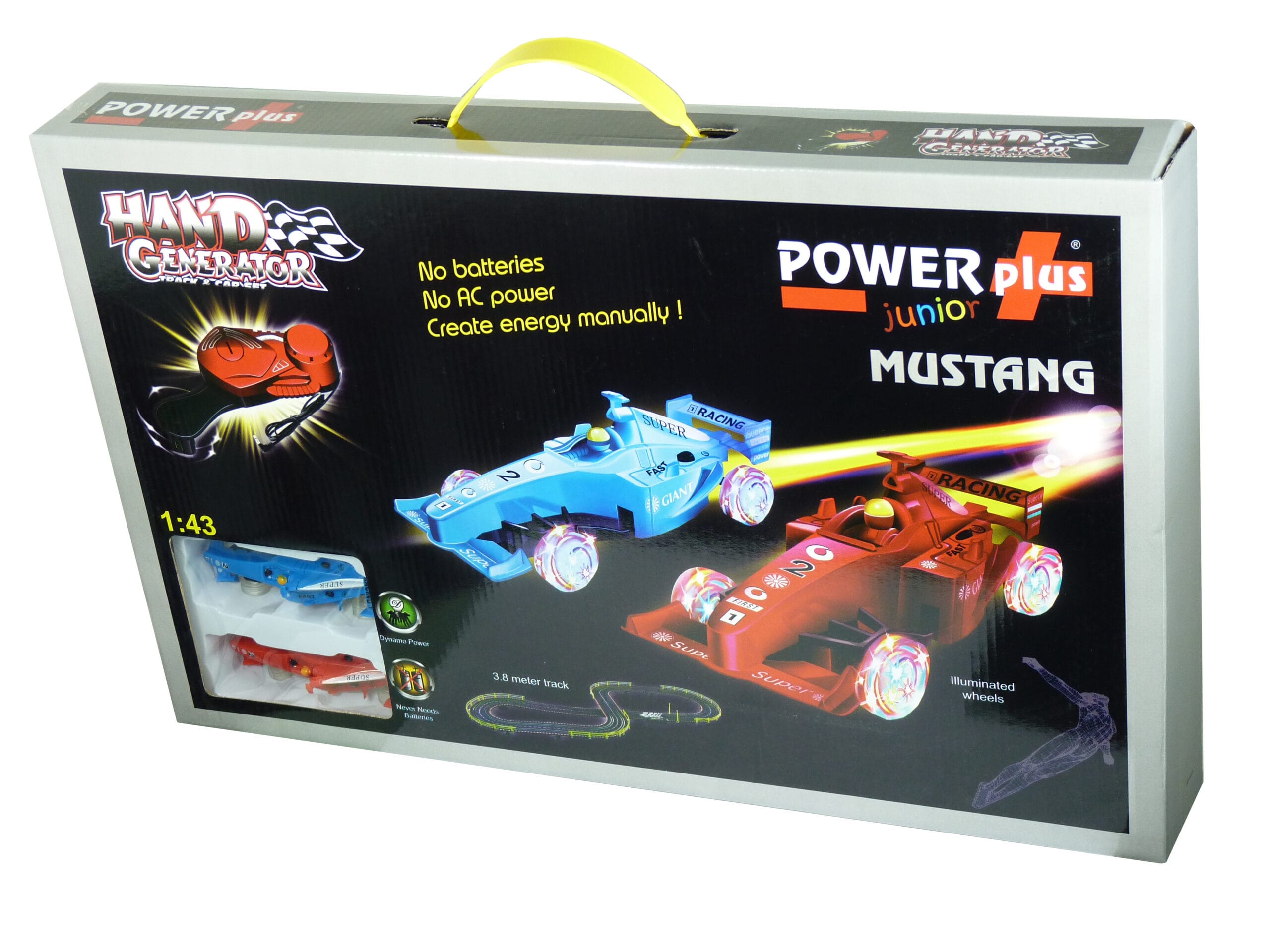 POWERplus Mustang dinamo sacīkšu trase STEM izglītojošā rotaļlieta - Image 2