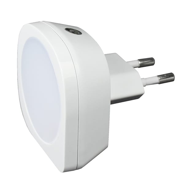 EcoSavers LED naktslampa 0.5W silti balta