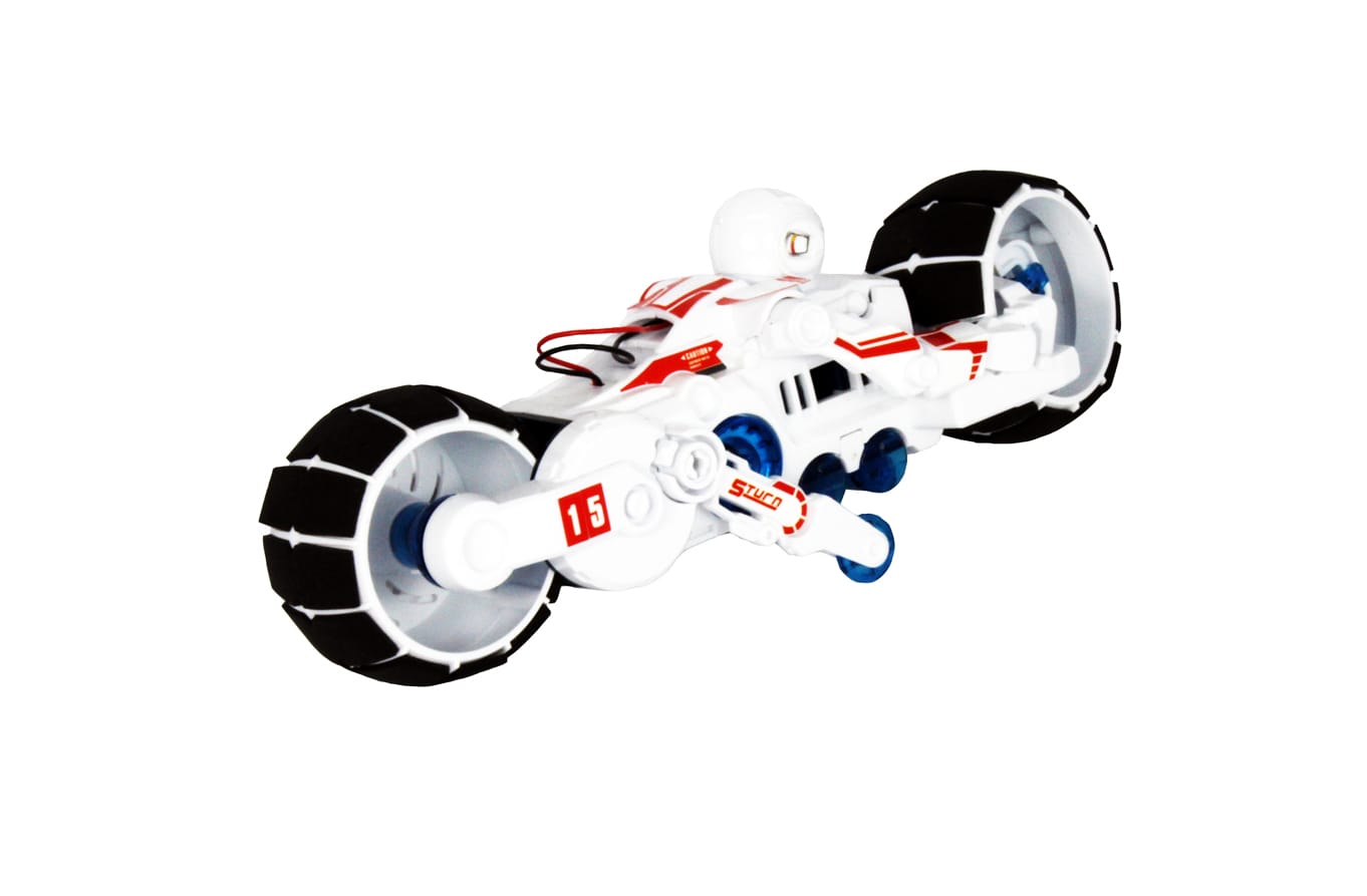 POWERplus Racehorse ar sālsūdeni darbināms motocikls – STEM izglītojošā rotaļlieta - Image 4