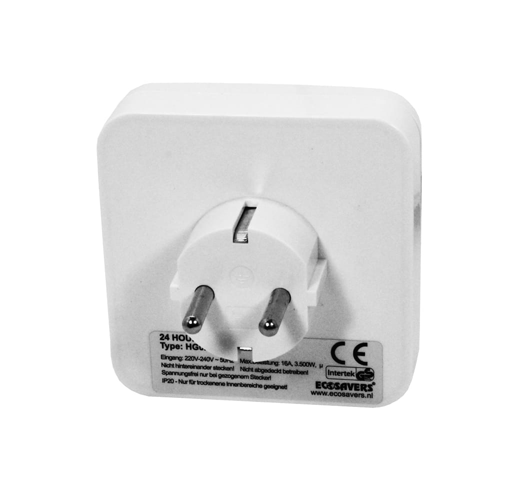 EcoSavers analogais laika slēdzis, 24 stundas - Image 6