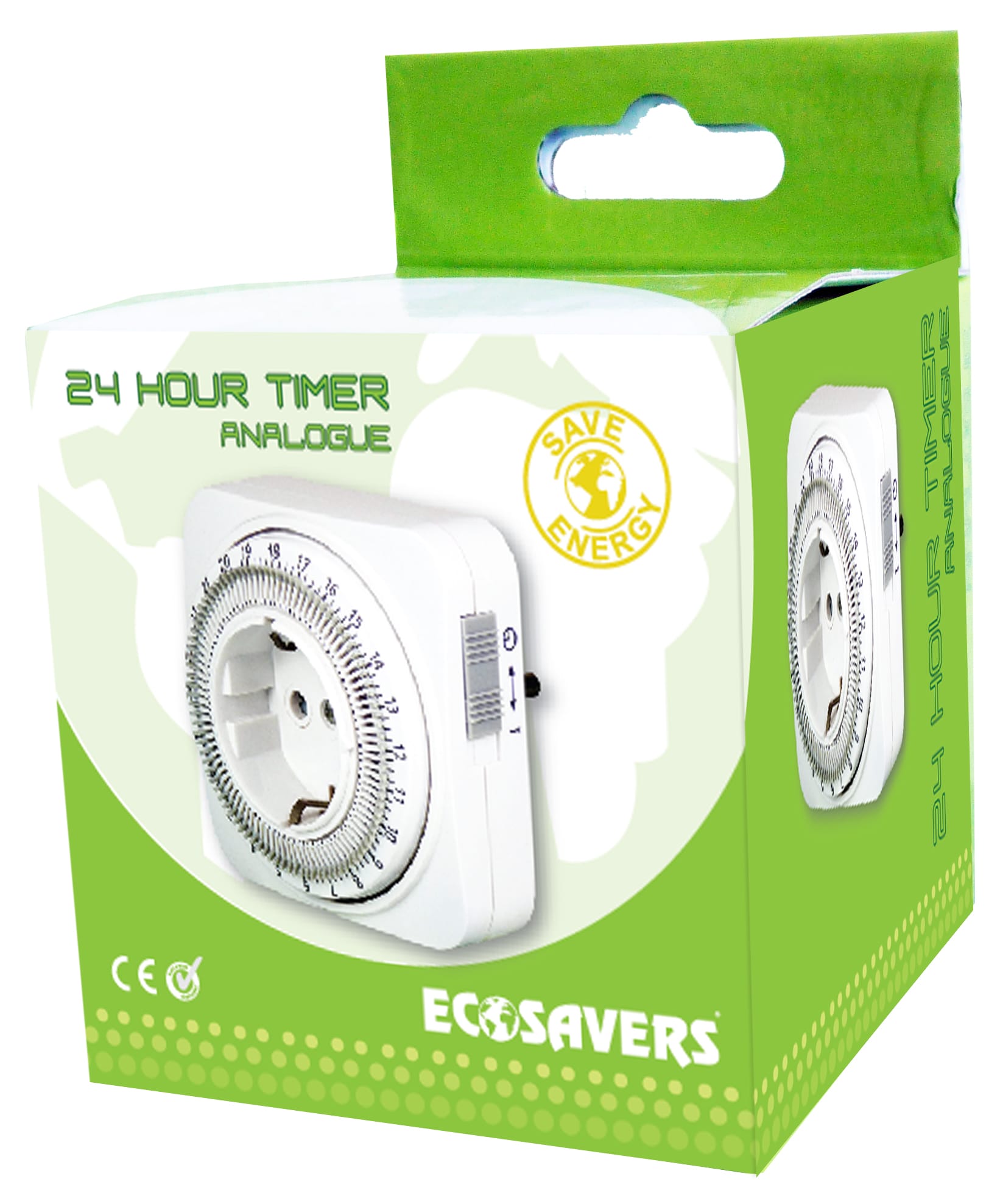 EcoSavers analogais laika slēdzis, 24 stundas - Image 2