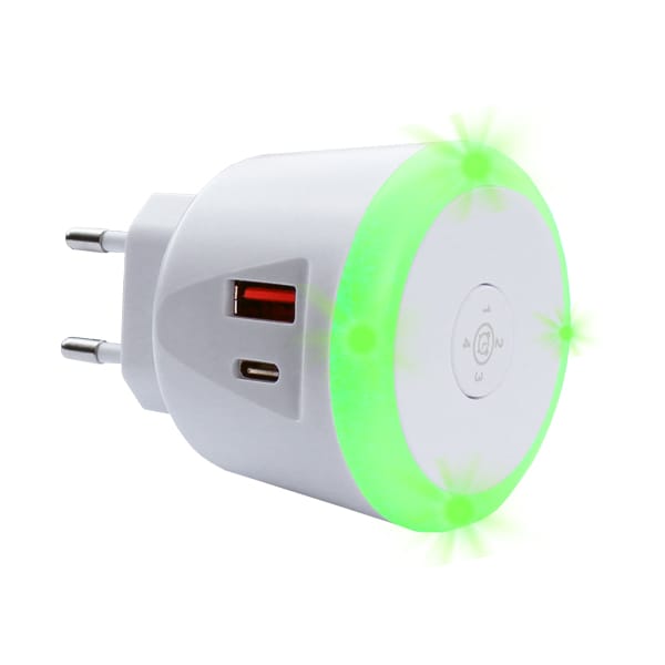 EcoSavers USB lādētājs ar taimeri