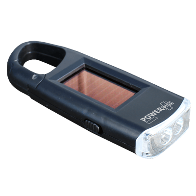 POWERplus Viper LED kabatas lukturis ar saules bateriju